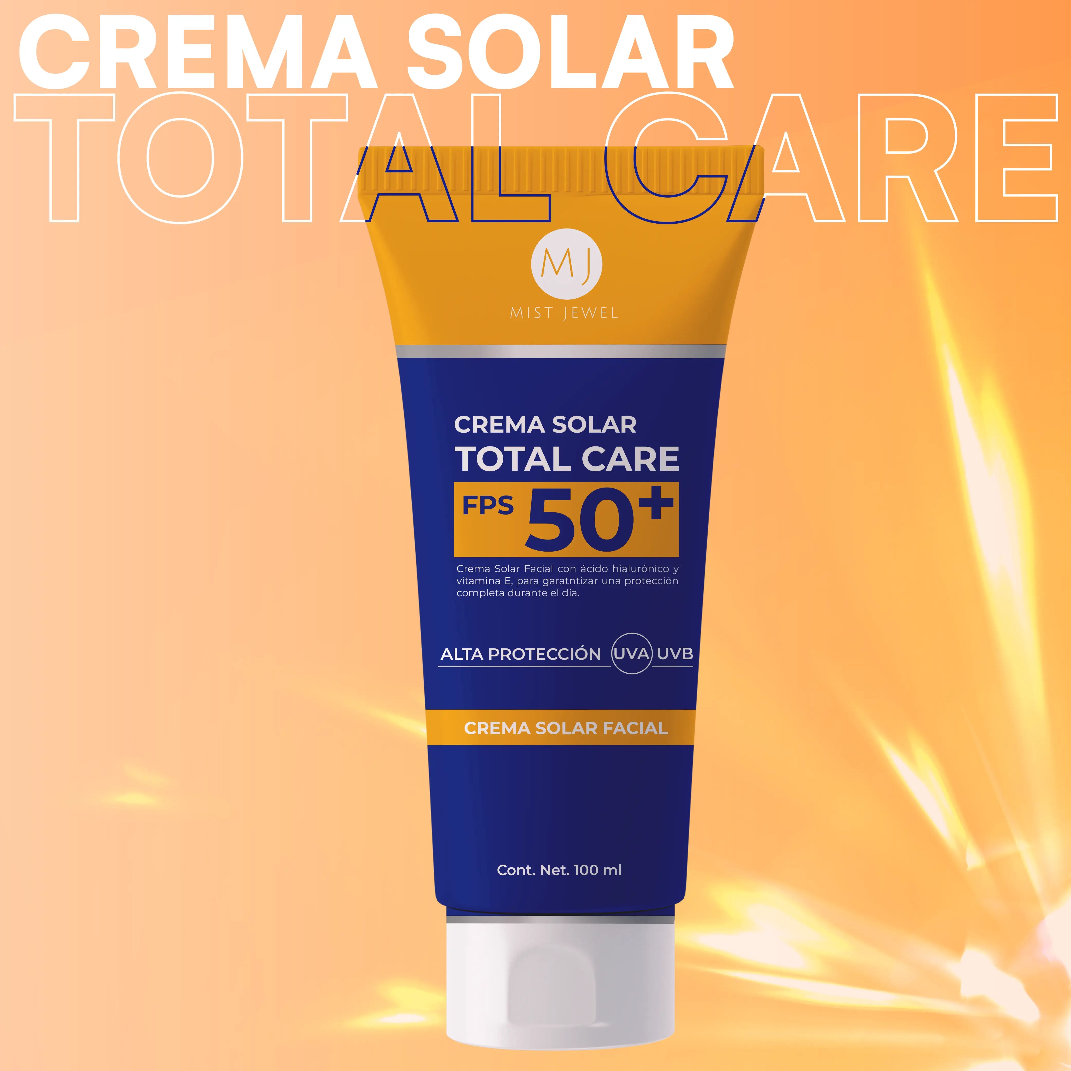 Crema Solar Total Care +50 FPS