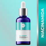 Serum facial Niacinamida, Vitamina E y Acido hialurónico tonificador aclarante y protector 50ml