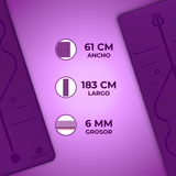 Tapete de Yoga 6mm - Morado
