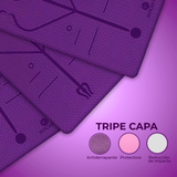 Tapete de Yoga 6mm - Morado