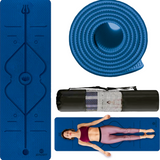 Tapete de Yoga 6mm - Azul