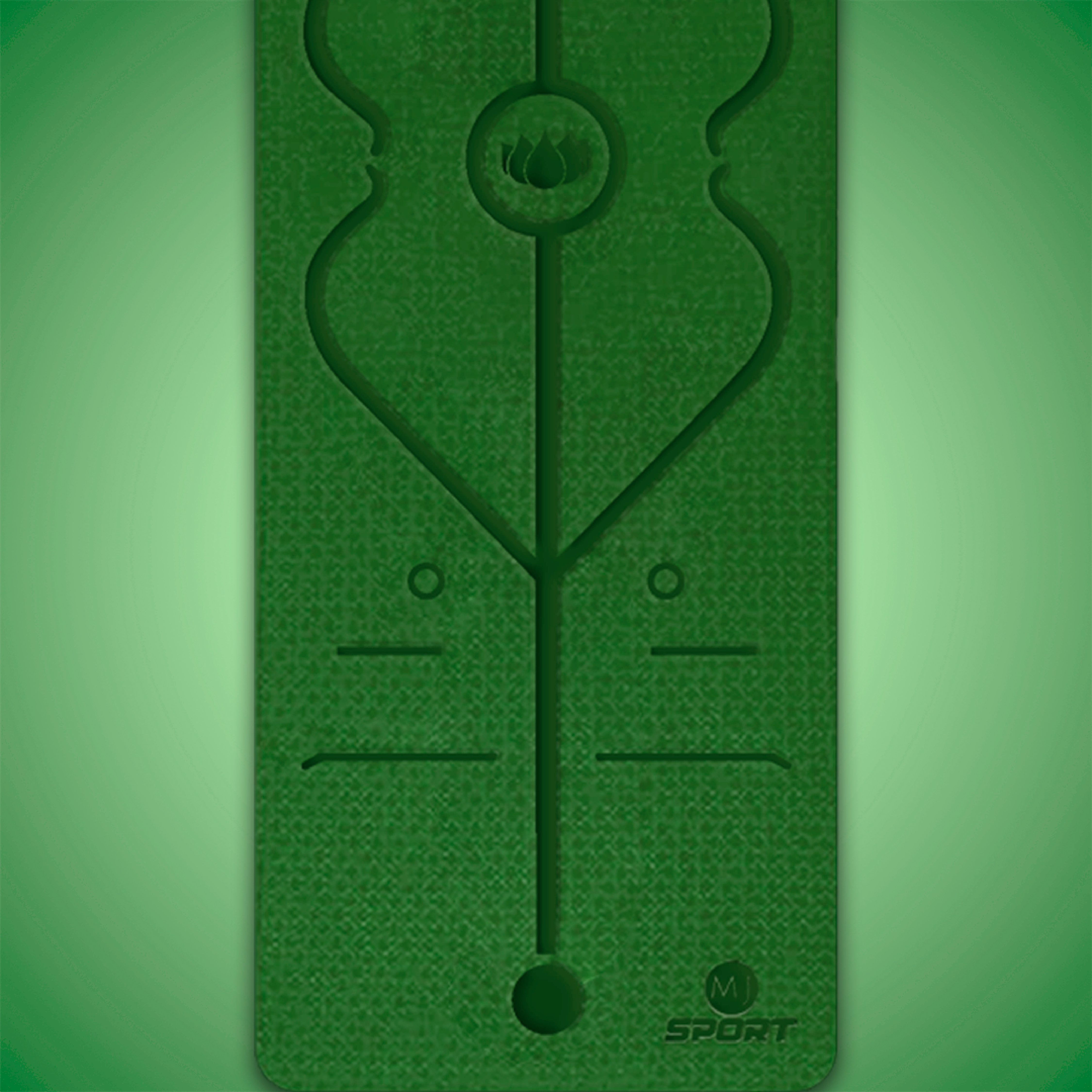 Tapete de Yoga 6mm - Verde
