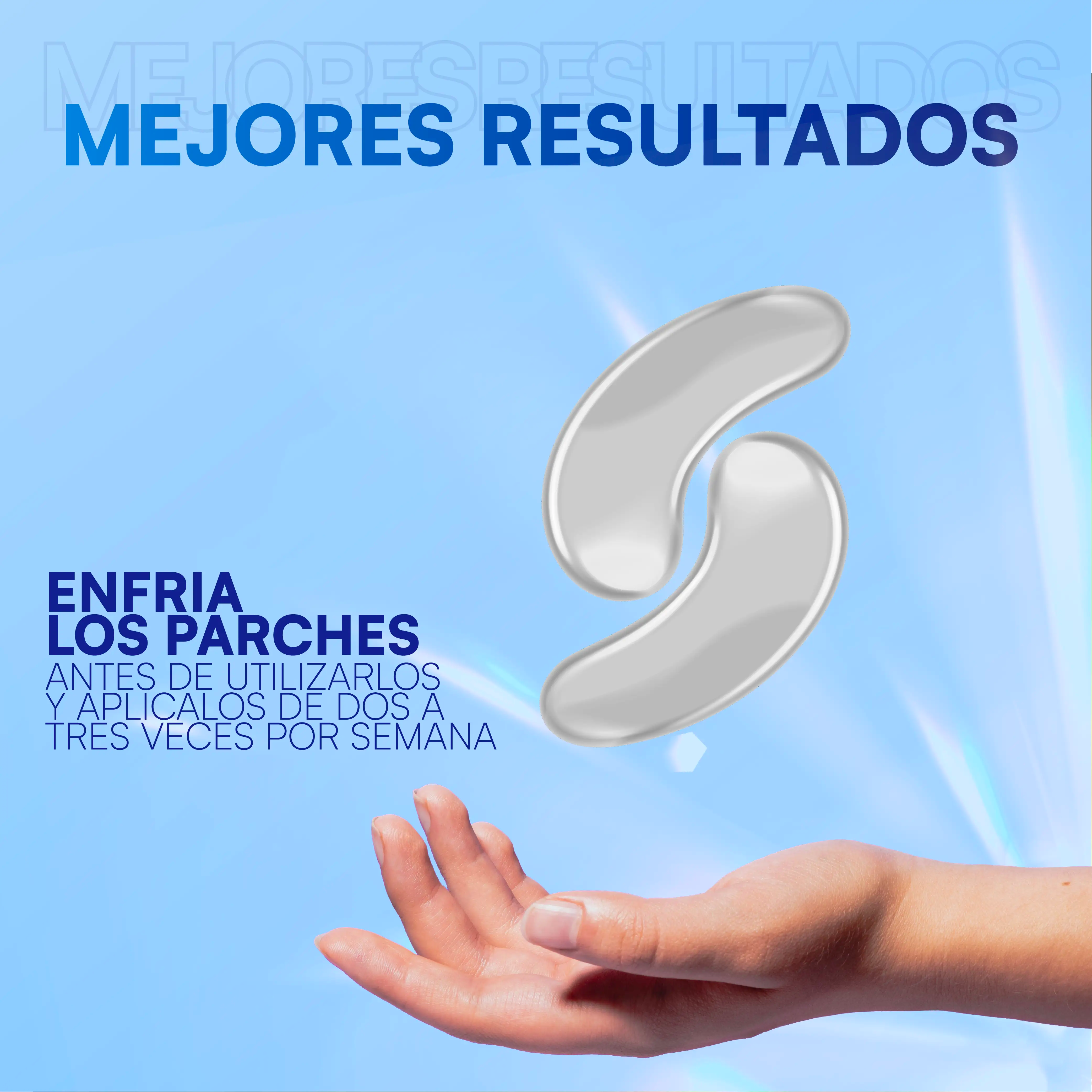 Parches para Contorno de Ojos Plata