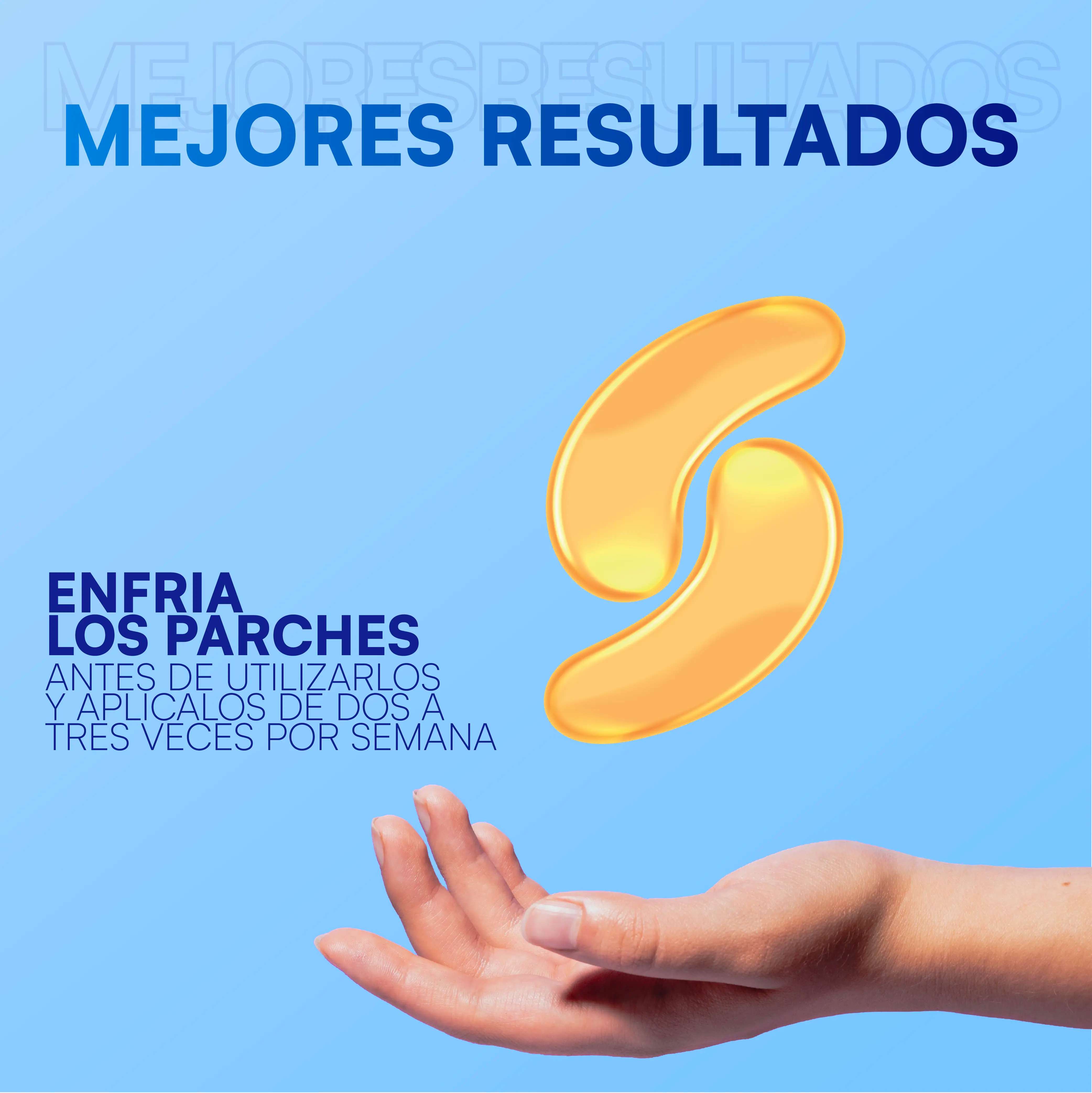 Parches para Contorno de Ojos Dorado