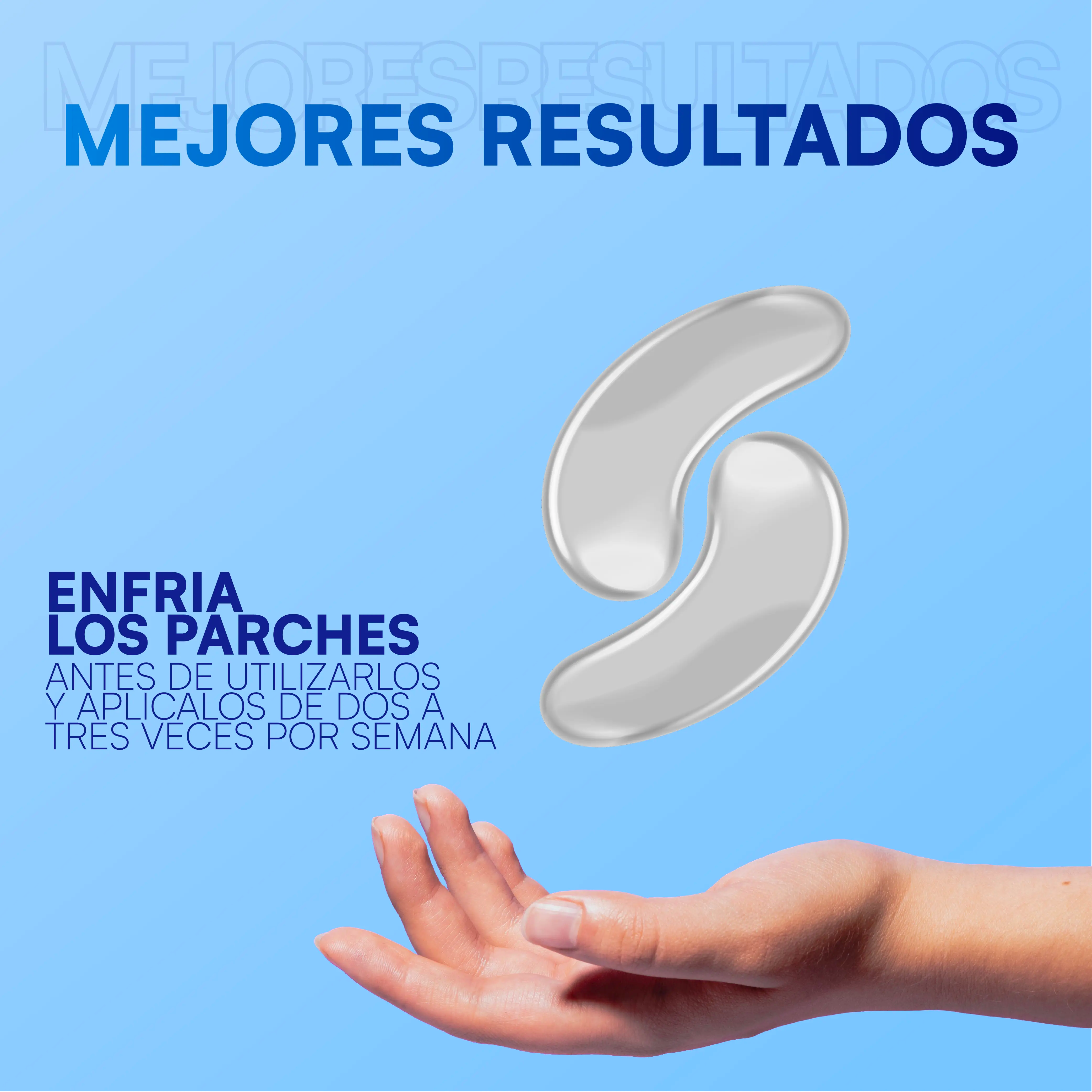 Parches para Contorno de Ojos Plata