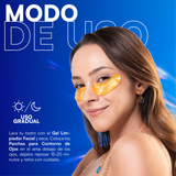 Parches para Contorno de Ojos Dorado