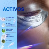 Parches para Contorno de Ojos Plata