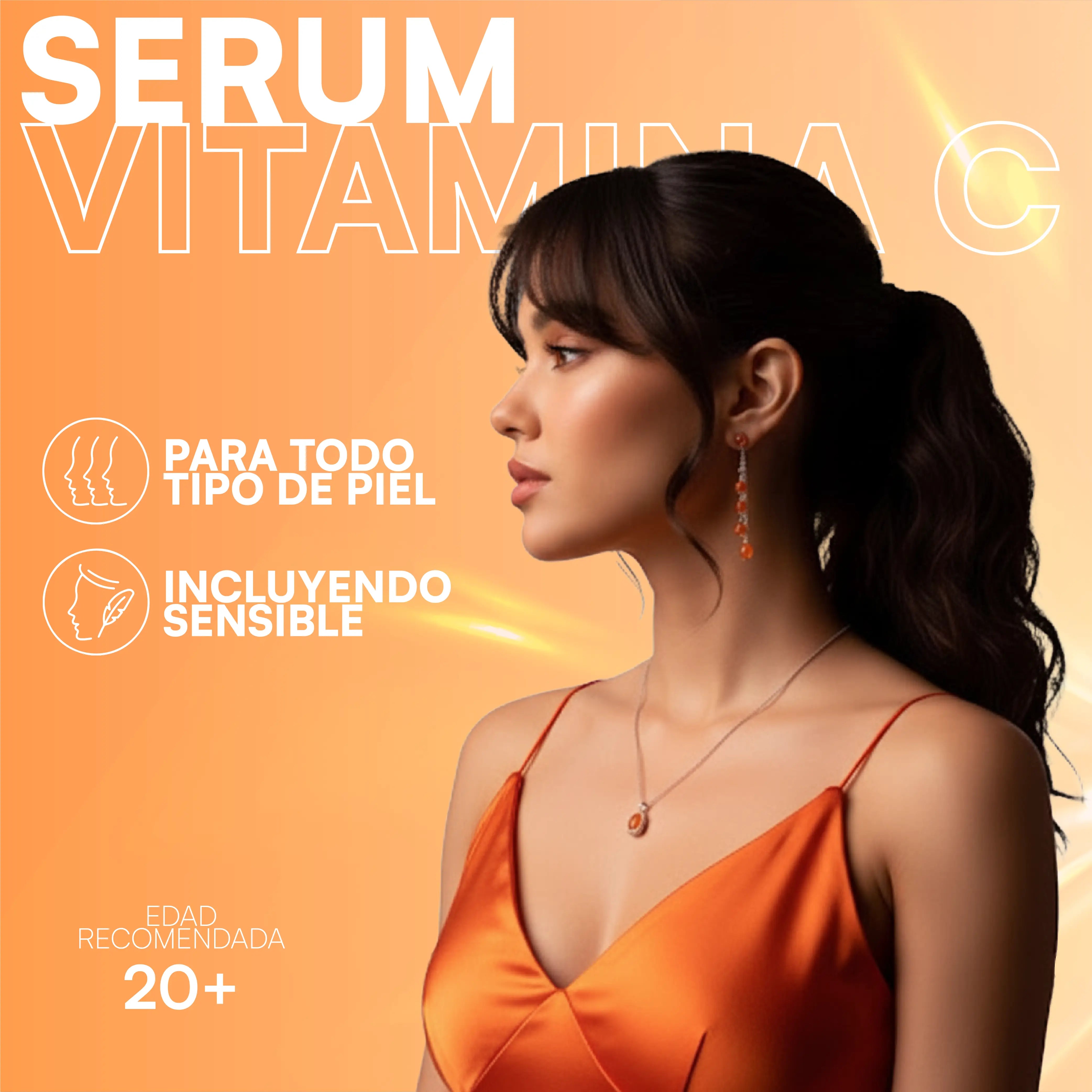 Serum Vitamina C + VIT E Alta Concentración Rejuvenecedor Antiedad