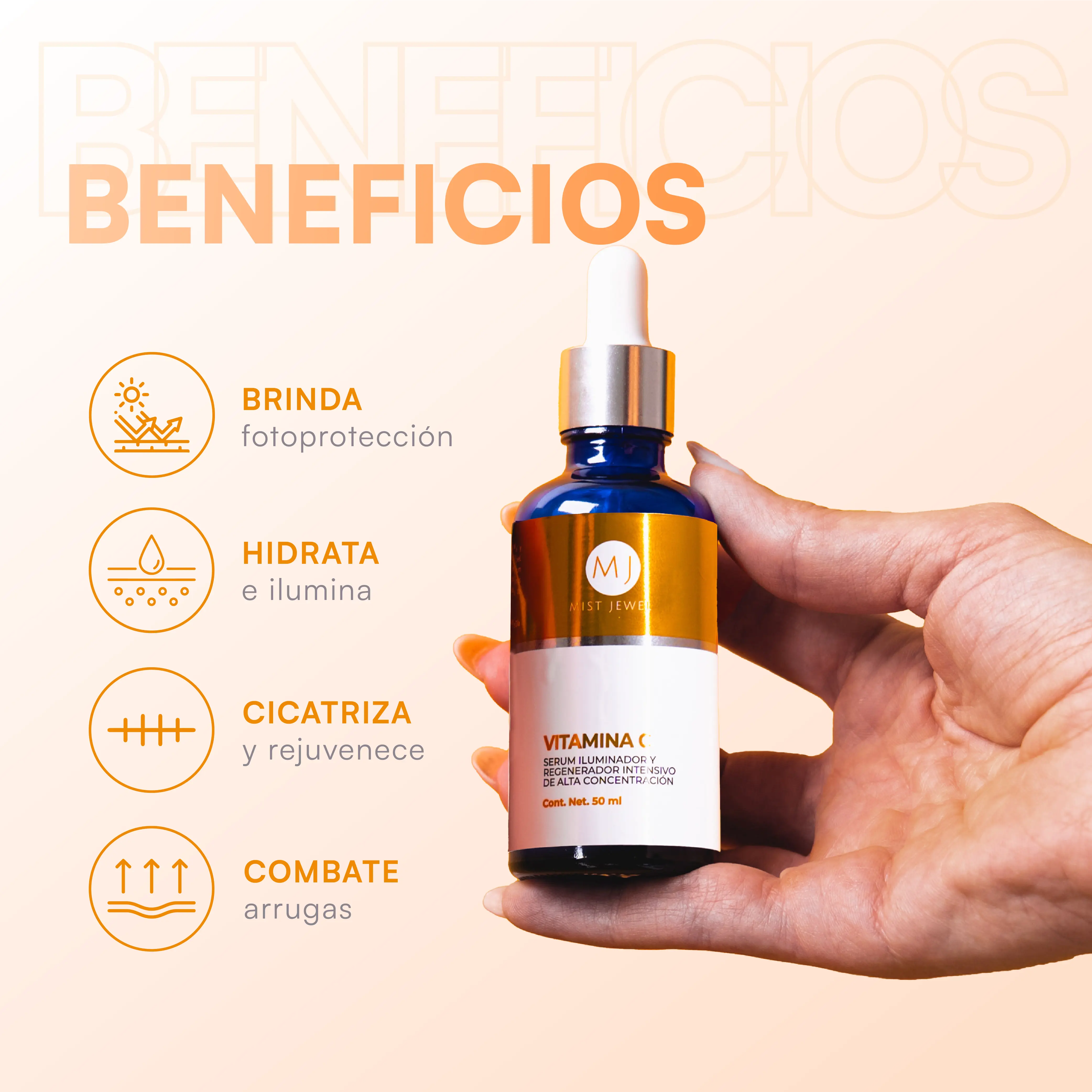 Serum Vitamina C + VIT E Alta Concentración Rejuvenecedor Antiedad